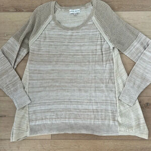 Knox rose XL gold knit sweater light weight